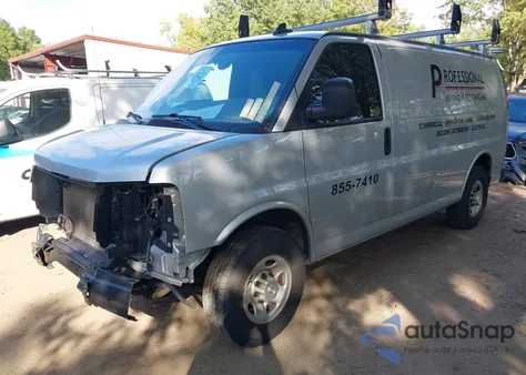 2022 Chevrolet Express Cargo Rwd 2500 Regular Wheelbase Wt z USA, uszkodzony, nr VIN 1GCWGAF77N1203159